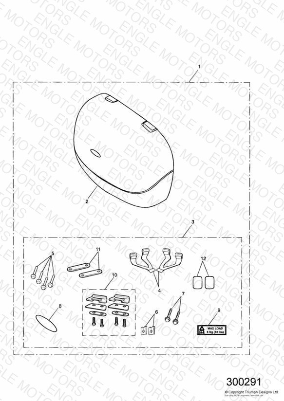 Outer Pannier Kit, LH