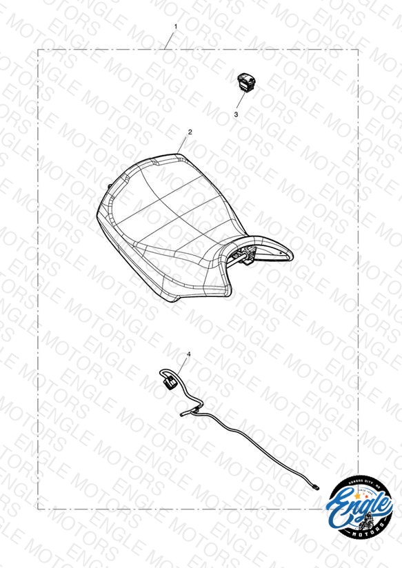 Rider Seat, Heated Kit, Low