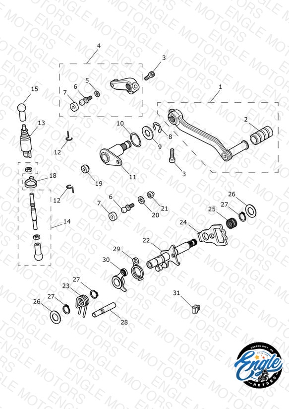 Gear Change Mechanism - Desert Edition Only