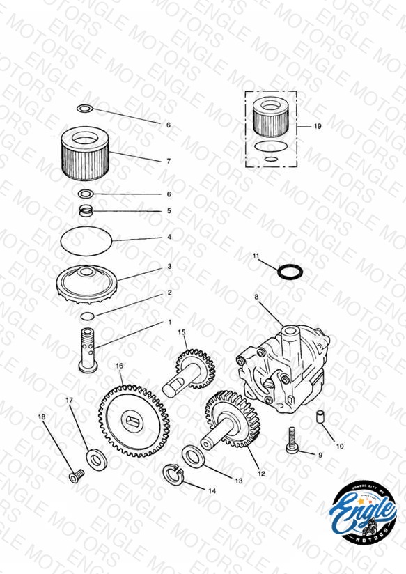 Oil Pump, Oil Pump Drive & Oil Filter