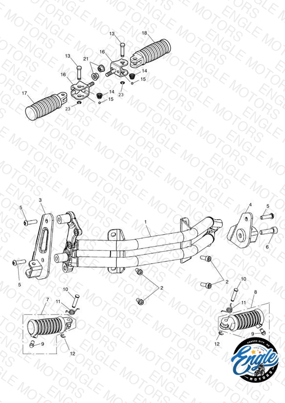 Footrests & Mountings 469051 > 617620
