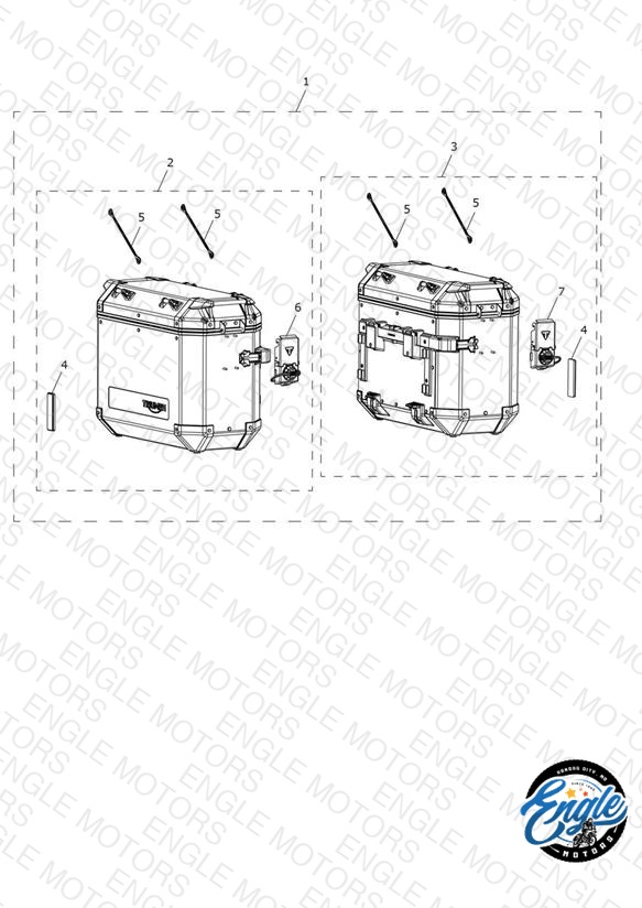 Pannier, Aluminium, Kit, Silver