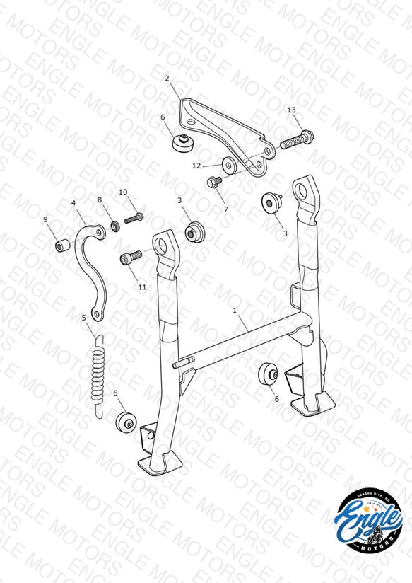 Centrestand - N/A to Low Ride Height Version
