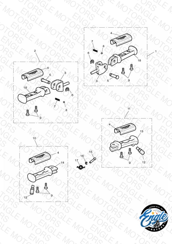Footrests & Mountings