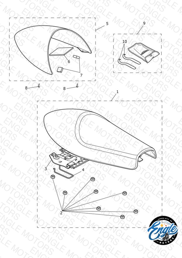 Seat Assembly & Toolkit