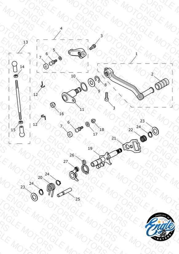 Gear Change Mechanism - N/A to Alpine Edition
