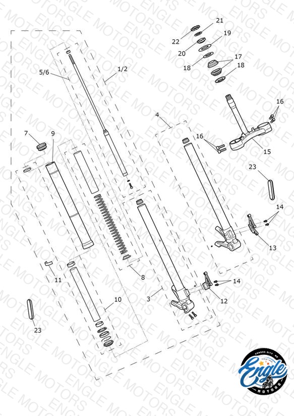 Front Forks & Lower Yoke