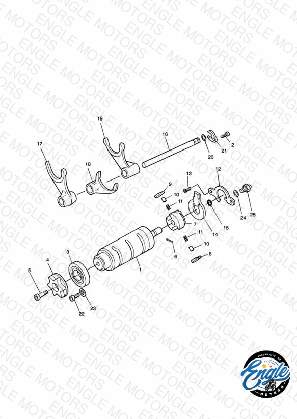 Gear Selector Drum