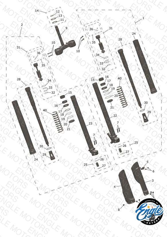 Front Forks & Lower Yoke
