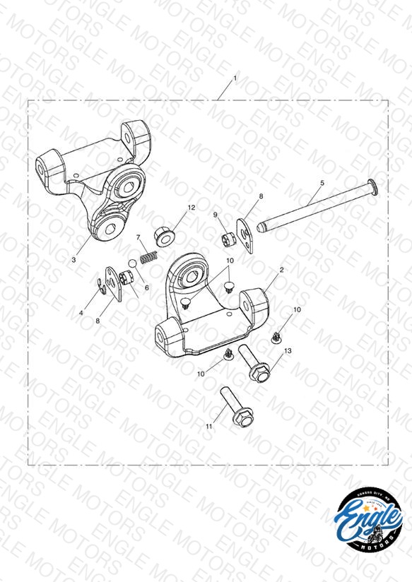 Pillion Footboard Mounting Kit