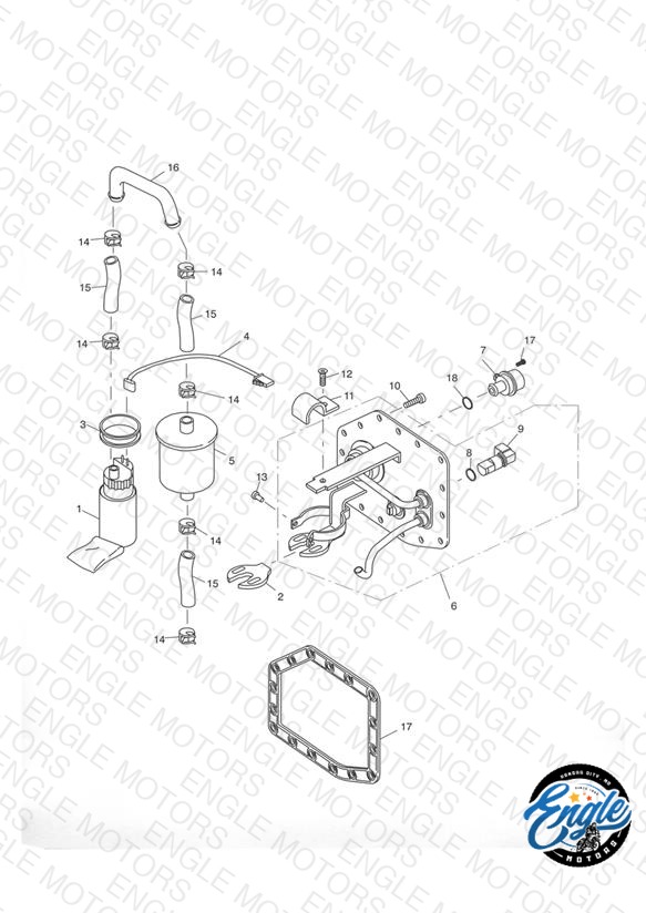 Fuel Pump & Filter Eng No 207447 >