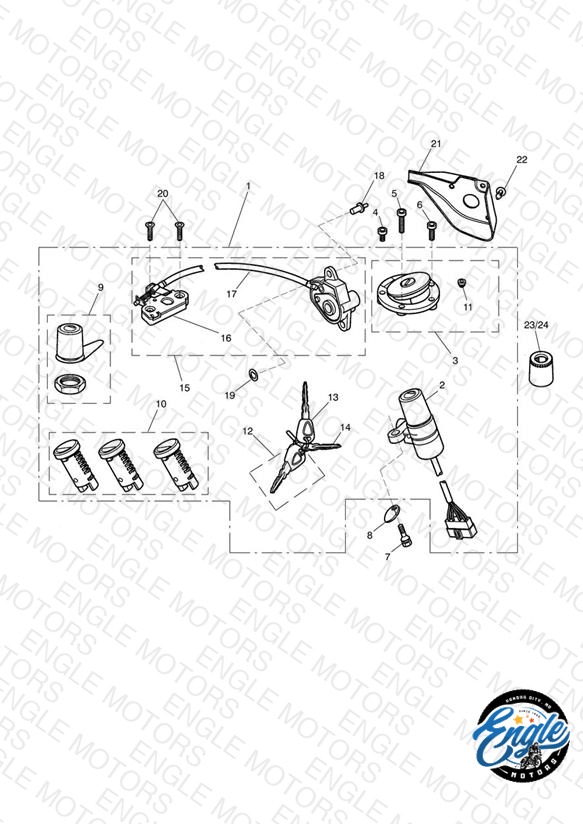 Ignition Switch & Lock Set