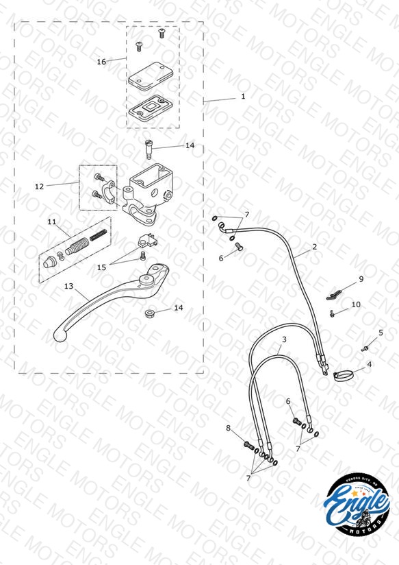 Front Brake Master Cylinder & Hoses