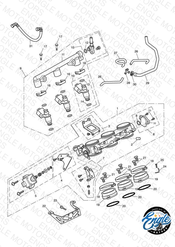 Throttles, Injectors and Fuel Rail