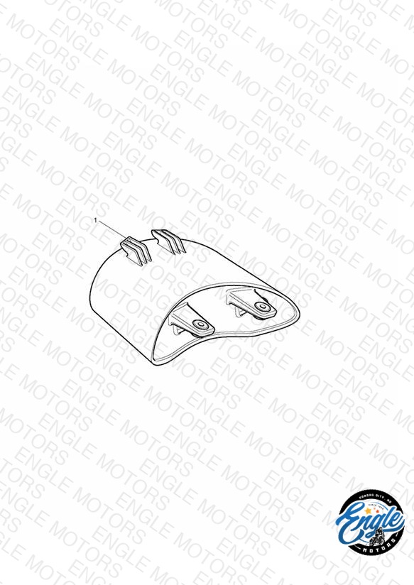 Rear Light Assy Kit, Clear