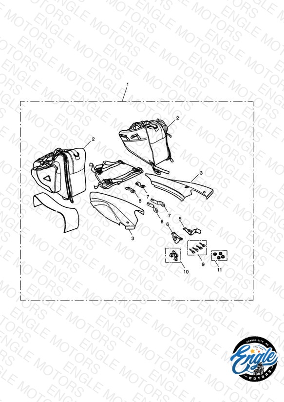 Sports Throwover Pannier Kit