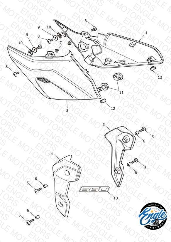 Side Fairings - Triple Tribute