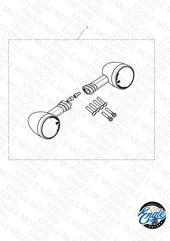 LED, Indicator Kit, D64, Medium, 120 Lead