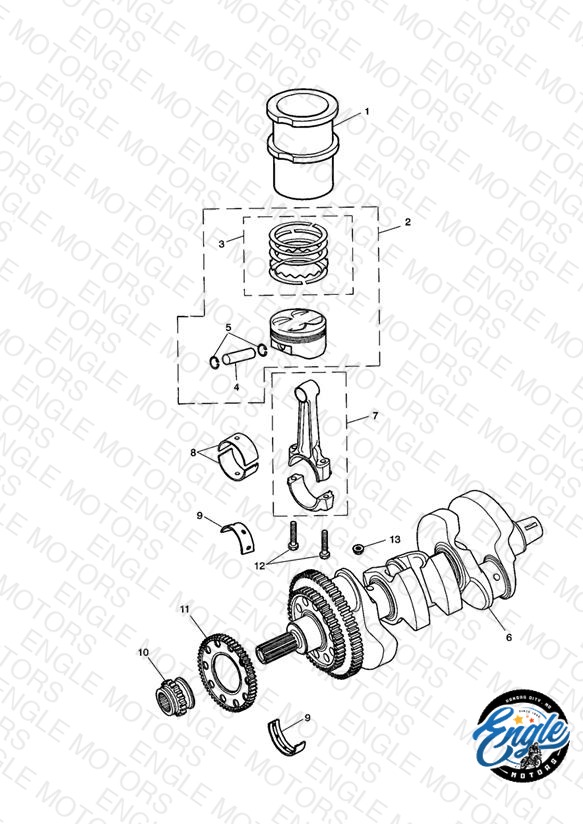Crankshaft/Conn Rod/Pistons and Liners