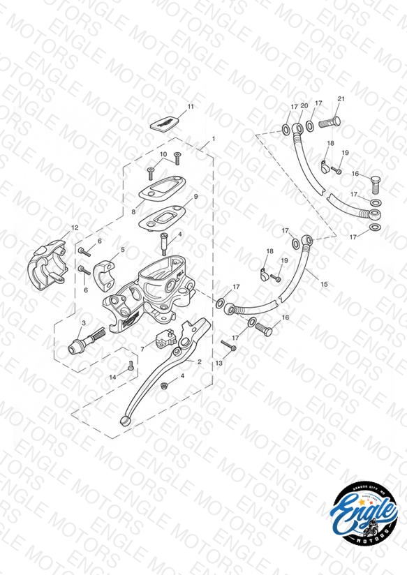 Front Brake Master Cylinder 210262 >