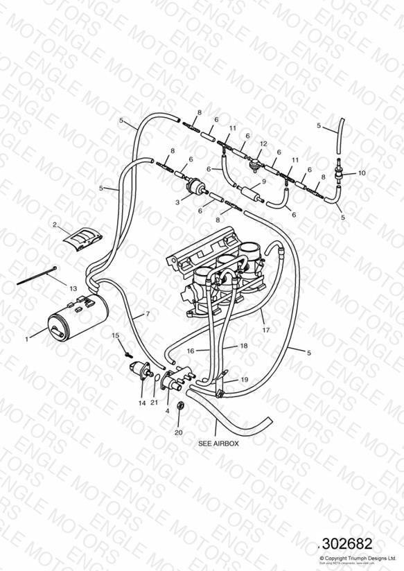 Evaporative Loss Equipment 885cc Engine
