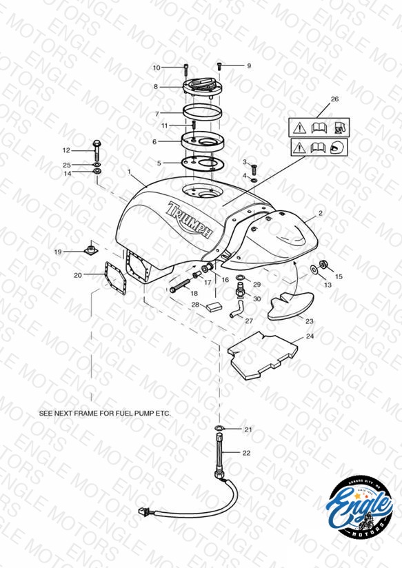 Fuel Tank, Fuel Pump & Fittings