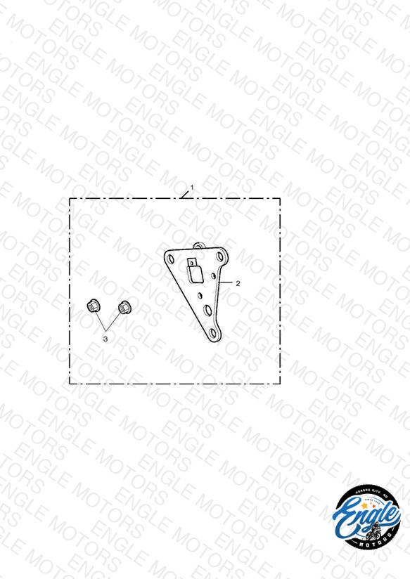 Bracket Kit, Rear Cyl Head Mount