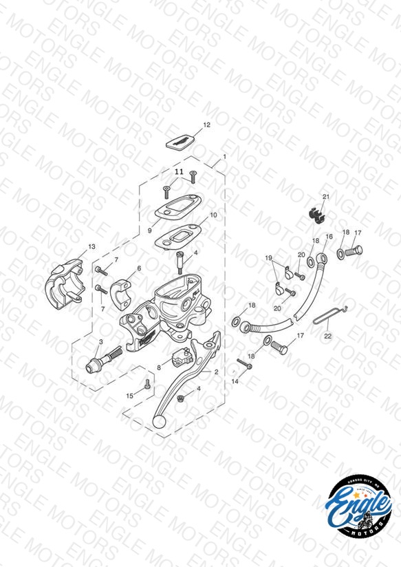 Front Brake Master Cylinder & Hoses - Bonneville