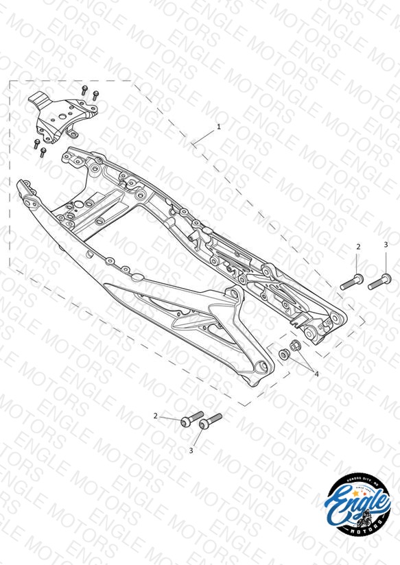 Rear Sub-Frame & Fittings - Street Triple Rx Only