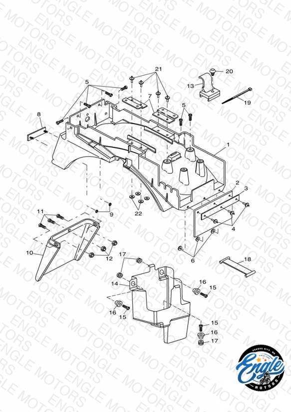Rear Mudguard & Battery Box