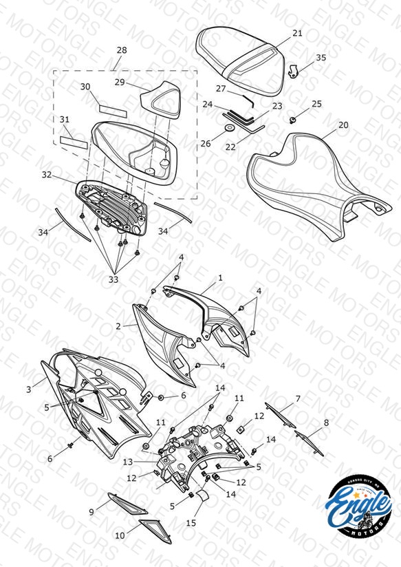 Rear Bodywork & Seat