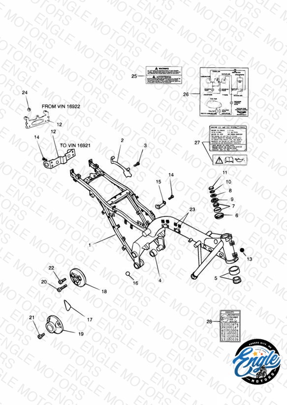Main Frame & Fittings Sprint/Sprint Sport