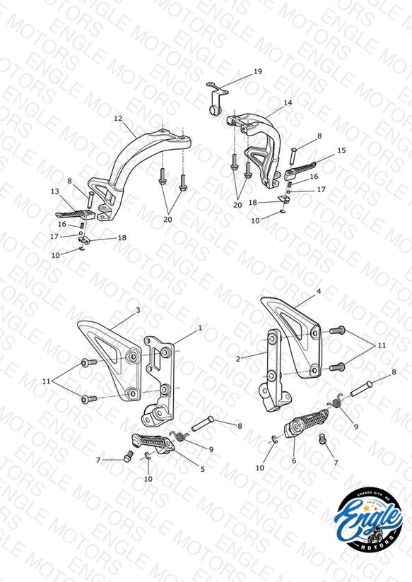 Footrests & Mountings