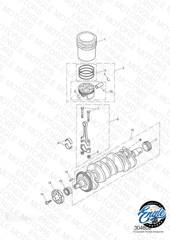 Crankshaft/Conn Rods/Pistons and Liners