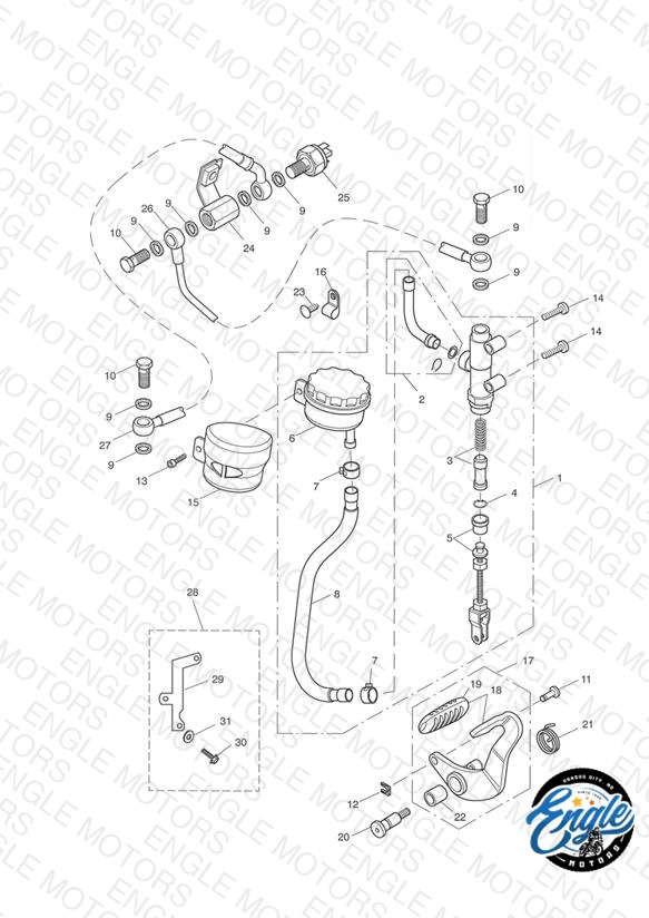 Rear Brake Master Cylinder