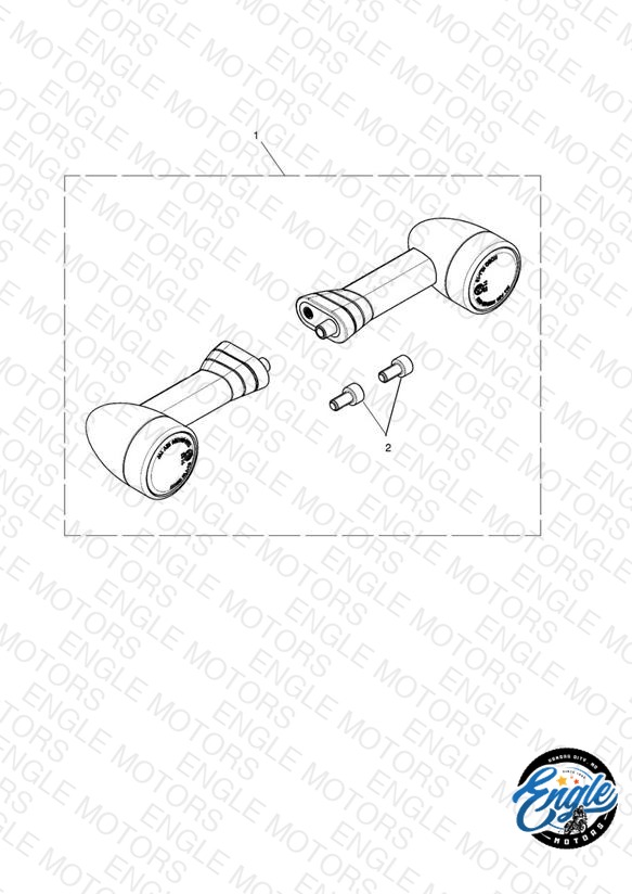 LED Indicator Kit, D40, Short, 40 Lead