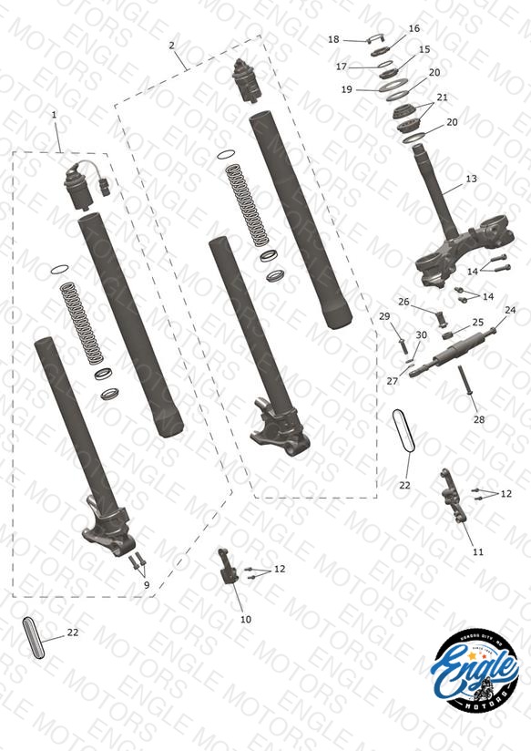 Front Forks & Lower Yoke