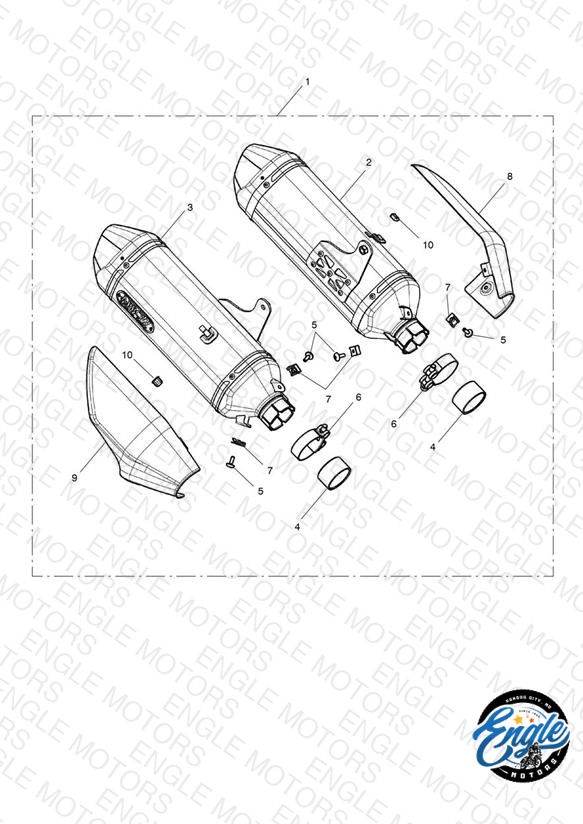 Silencer, Slip-on, Pair, Hom - N/A US & UC