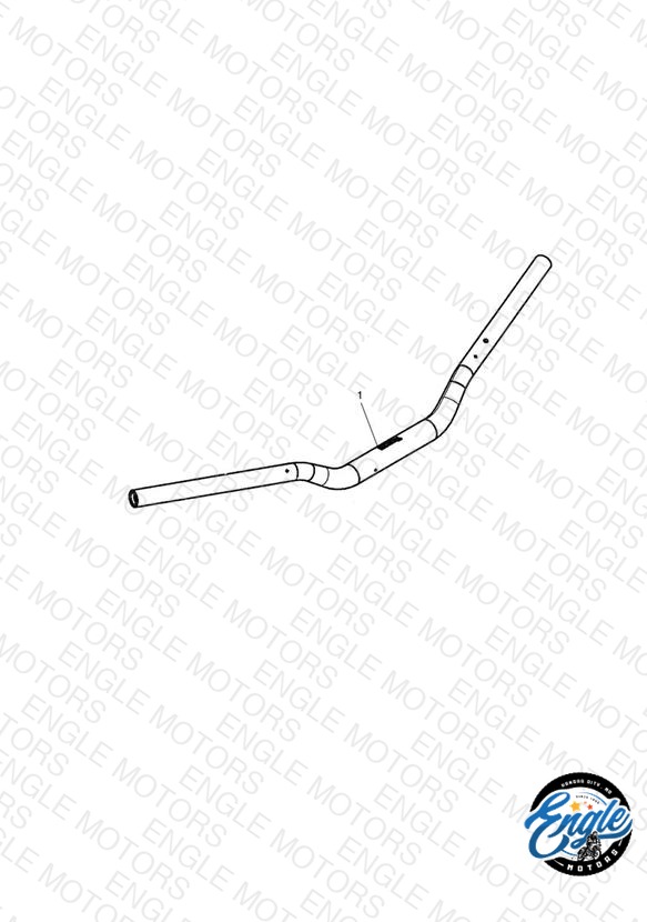 Handlebar, Tapered, Black