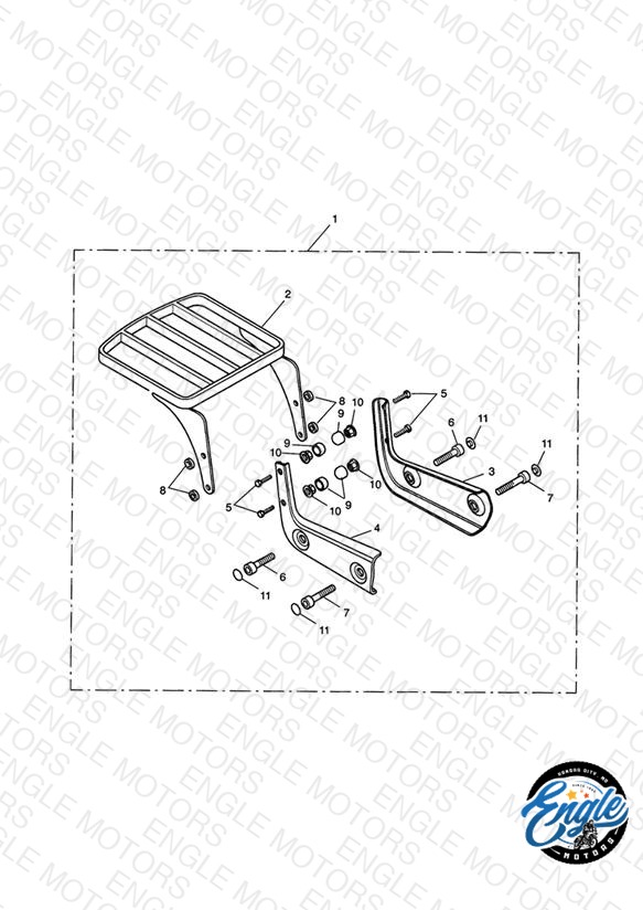 Luggage Rack (Mounting Plate) Kit