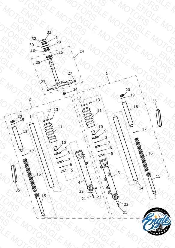 Front Forks & Lower Yoke > 914447