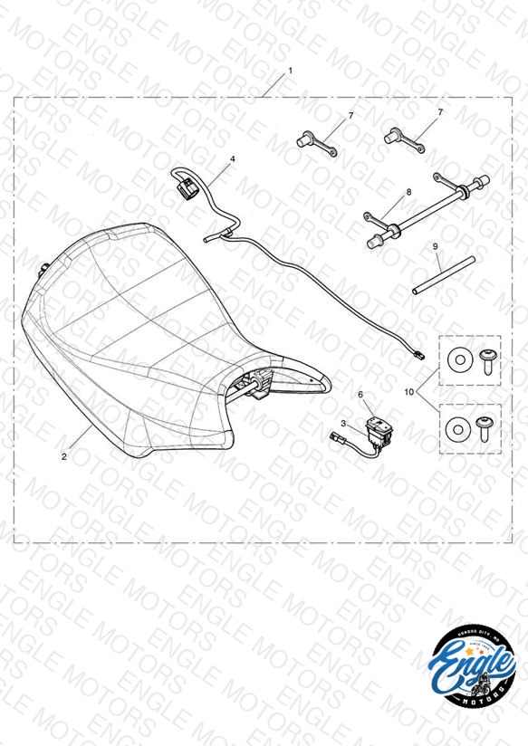 Rider Seat, Heated Kit