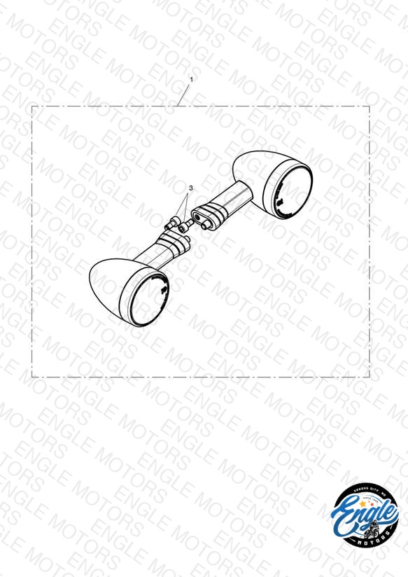 LED Indicator Kit, D64 Med, 450 Lead
