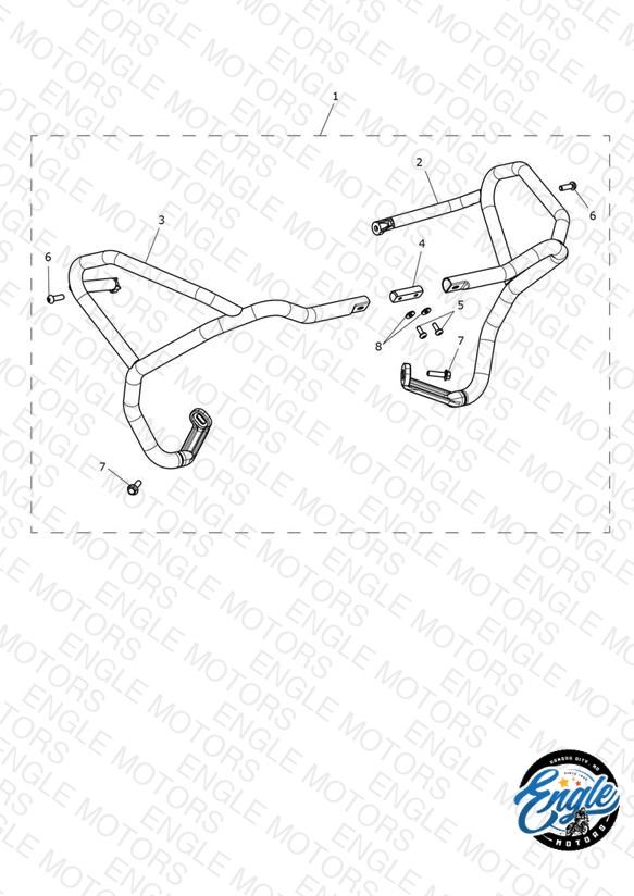 Protection Bar, Upper Kit