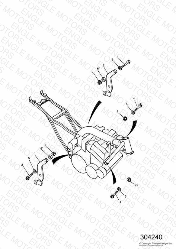 Linkage Carrier/Engine Mounting Bolts