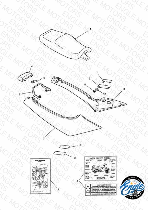 Bodywork - Rear Side Panels & Seat