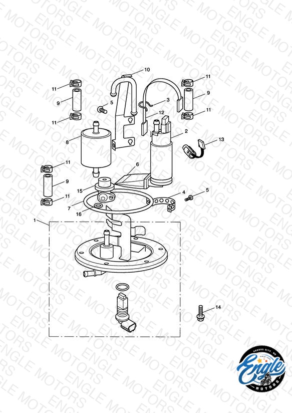 Fuel Pump and Filter Vin 201542 >