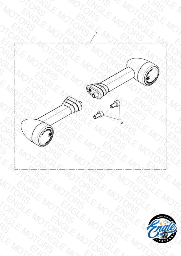 LED Indicator Kit, D40, Long, 200 Lead