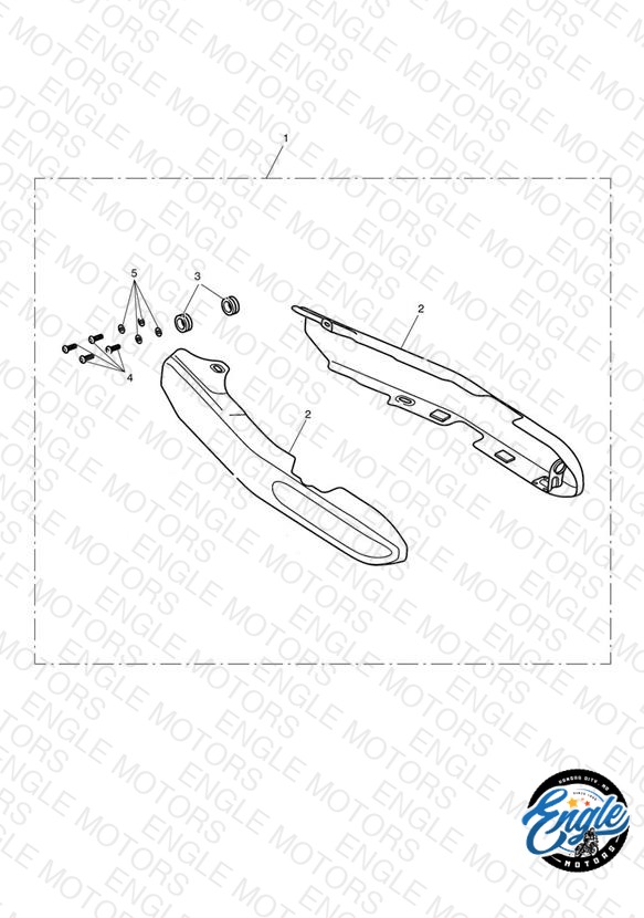 Swingarm Covers, Black