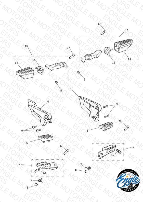 Footrests & Mountings